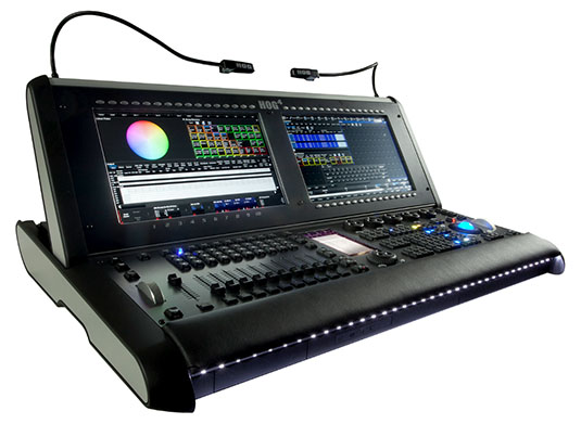 High End Systems Hog 4 lighting console featuring MIDI Show Control