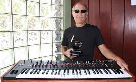 Dave Smith with his Technical Grammy Award 2013