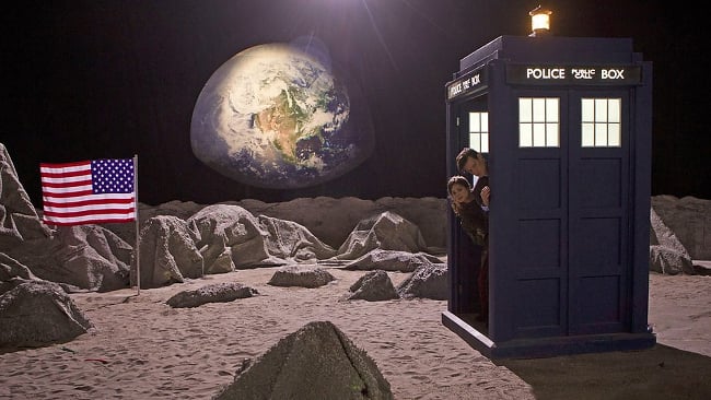 Doctor Who on the Moon