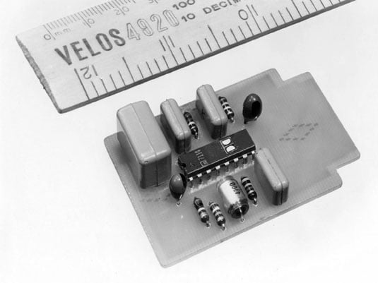 Dolby B circuitry on a Signetics IC from 1973