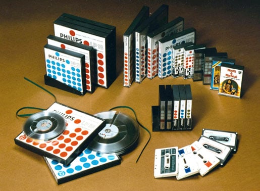 Philips Musicassettes and other tape media from 1965