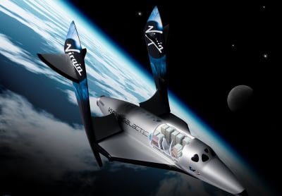Artist's concept of Virgin Galactic SpaceShipTwo