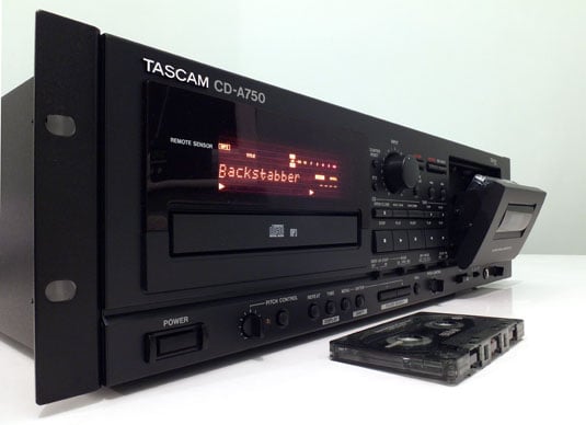 Tascam CD-A750 compact cassette deck and CD player combo