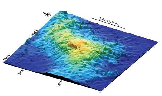 Tamu Massif in 3D