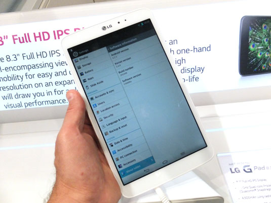 LG G Pad 8.3 Android tablet
