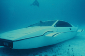 James Bond submarine Lotus Esprit car