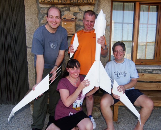 The LOHAN team poses with the Vulture 2