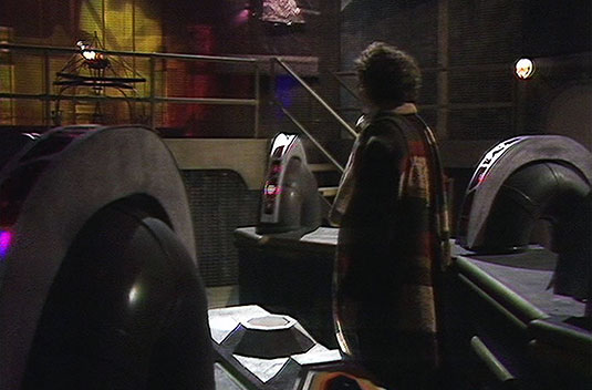 Screenshot from Doctor Who serial 'Underworld'