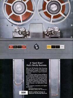 IBM 702 data processor advertisement