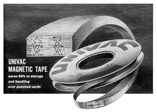 UNIVAC data tape advertisement