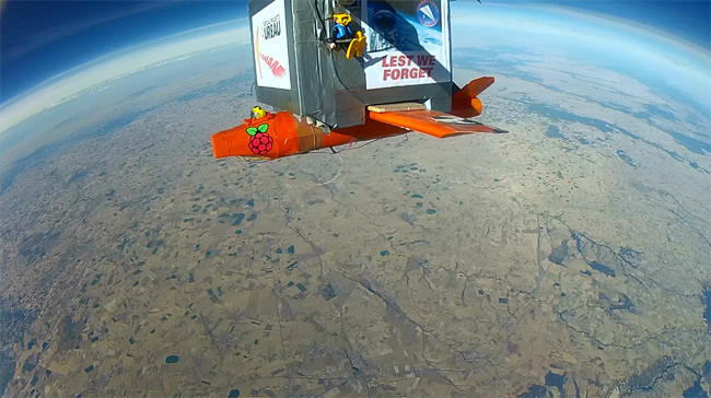 A view from the main payload GoPro