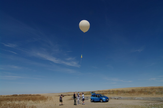 A view of the second LOHAN launch last week