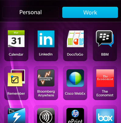 BlackBerry Balance - best of both worlds?