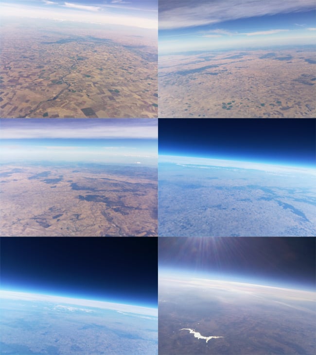 A montage of aerial stills from our Raspberry Picam