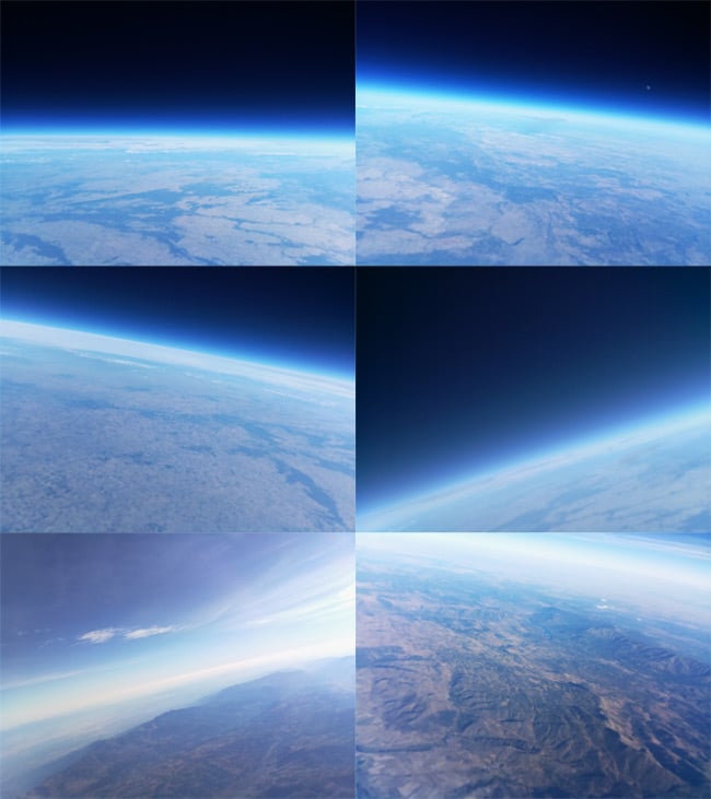 A montage of aerial stills from our Raspberry Picam