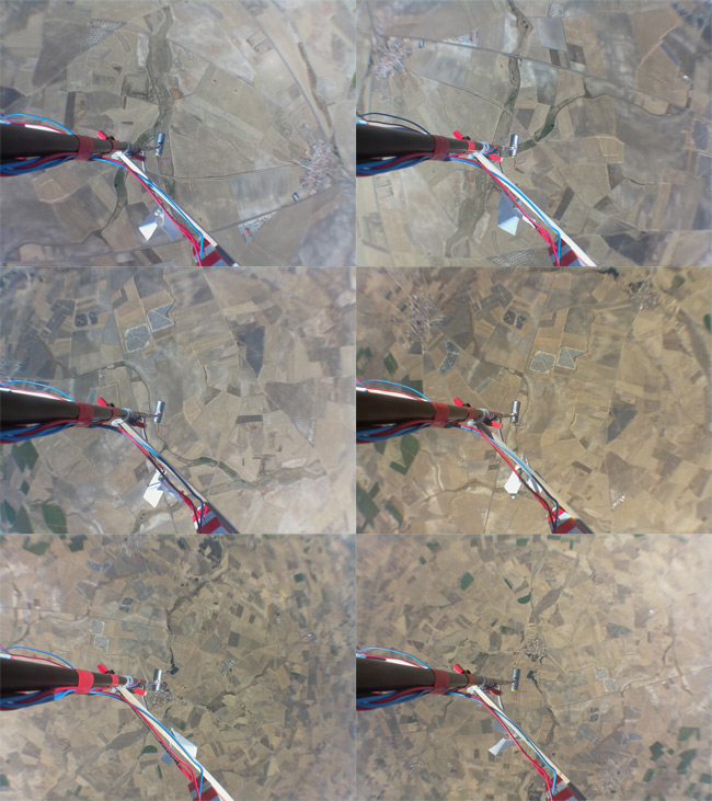 A montage of aerial stills from our Raspberry Picam