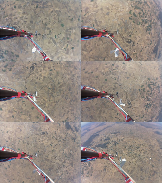 A montage of aerial stills from our Raspberry Picam