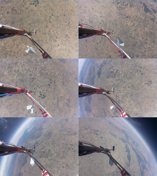 A montage of aerial stills from our Raspberry Picam