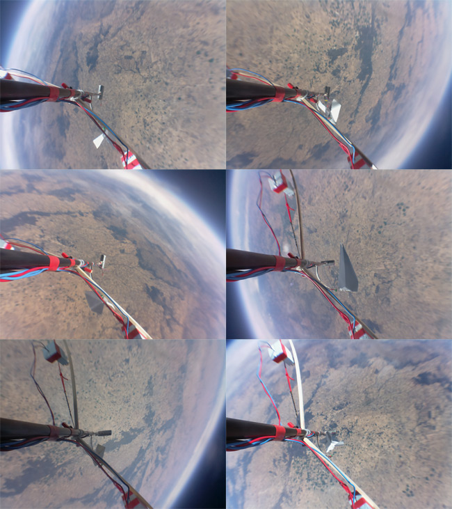 A montage of aerial stills from our Raspberry Picam