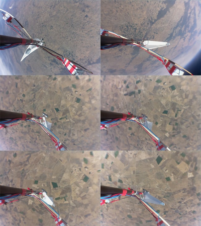 A montage of aerial stills from our Raspberry Picam