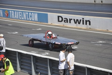 The University Malaysia Pahang team world solar challenge car