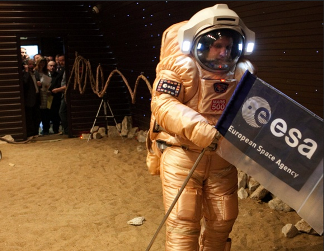 Mars 500 Mars Walk, photo ESA