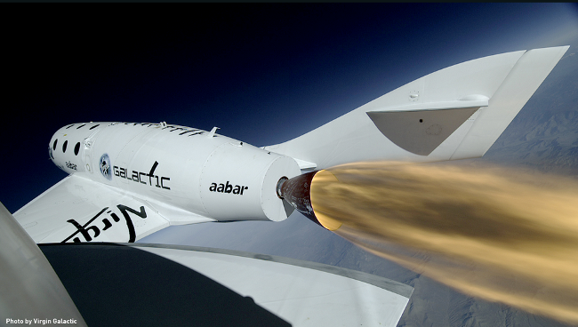 Virgin Galactic SpaceShipTwo rocket test