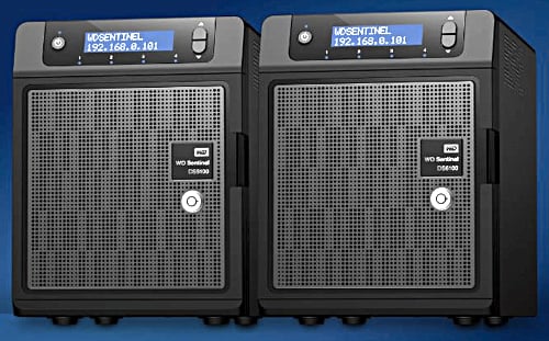 WD Sentinel DS5100 and DS6100