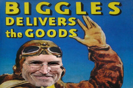 Steve Jobs, intrepid stiff-upper-lipped British aviator