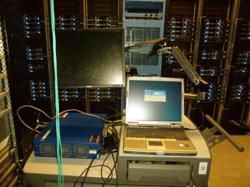 A Windows XP machine in a Facebook data center