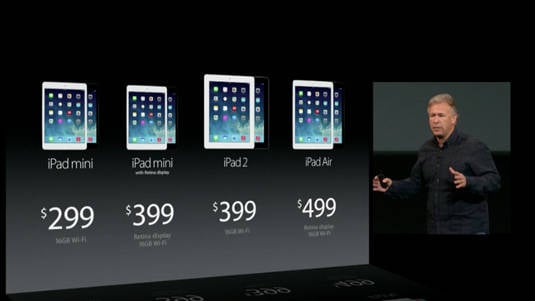 Apple's new iPad line, with base prices