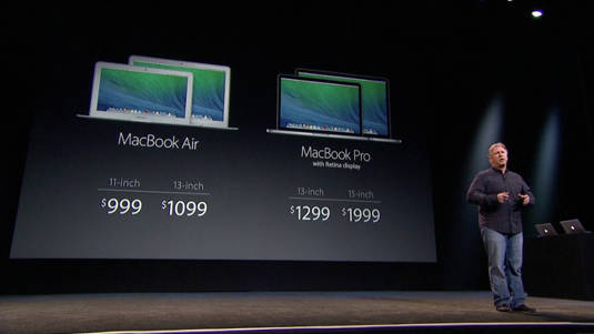 Apple's new MacBook line as of October 22, 2013