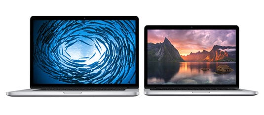 Apple's MacBook Pro with Retina display models from 2013