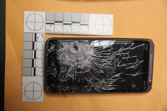 Htc Phone Stops Bullet Saves Florida Gas Station Clerk S Life