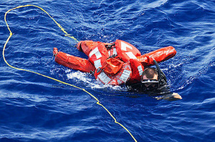 Drowning sailor