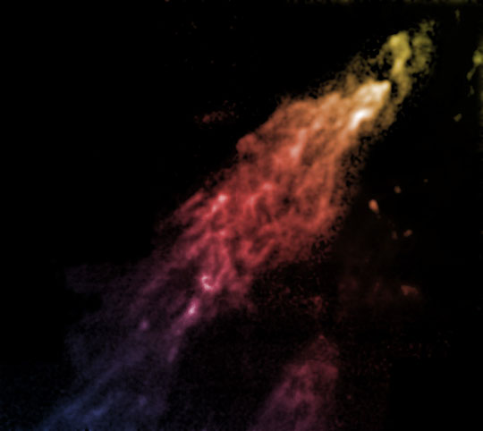 The Smith Cloud, a globule of gas on the fringe of the galaxy