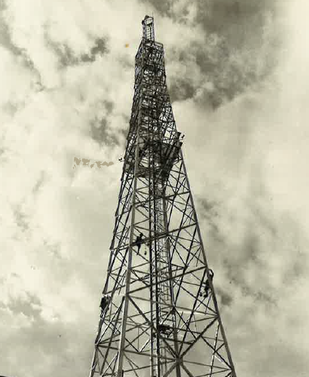 Painting a Microwave tower