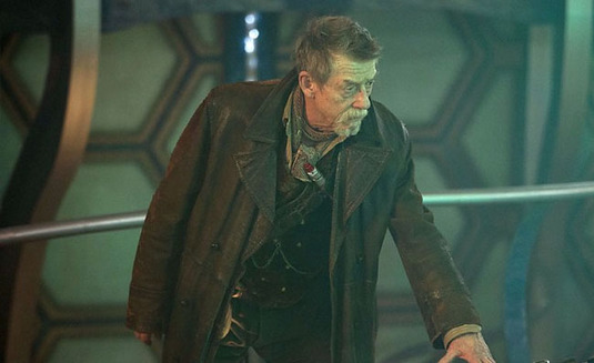 John Hurt as a world-weary Doctor