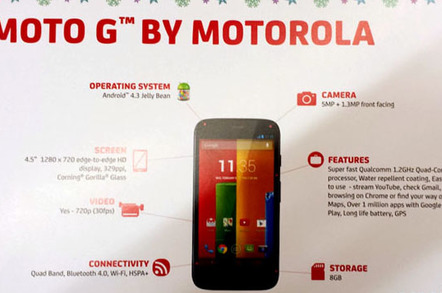 Motorola G at GSM Arena