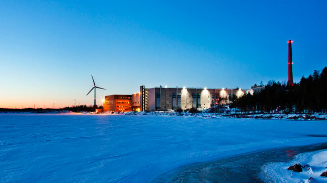 Google's data centre in Hamina, Finland