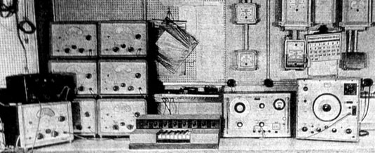 Radiophonic Workshop 1 equipment bench