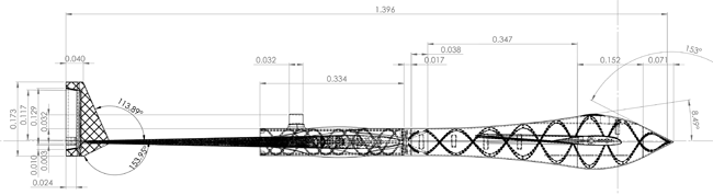 Side view of the Vulture 2