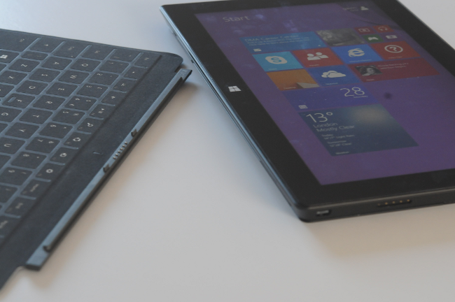 Surface Pro 2 with keyboard, photo Gavin Clarke