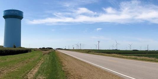 Facebook's Wellsburg, Iowa wind farm