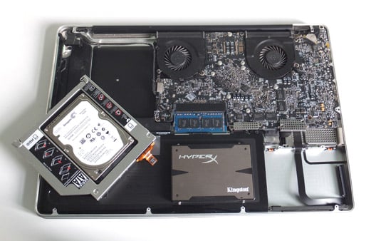 Apple MacBook Pro 17in 2009 fusion upgrade in 2013