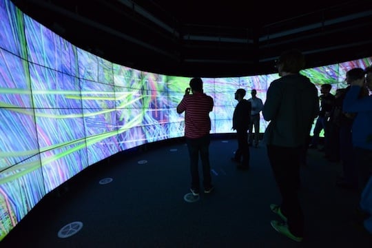 The Cave 2 visualisation facility in Melbourne, Australia