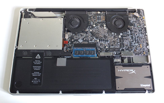 Apple MacBook Pro 17in 2009 fusion upgrade in 2013