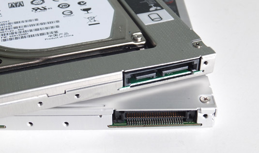 HDD caddy interfacing