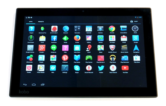 Kobo Arc 10HD Android tablet