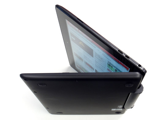 Asus Transformer Book T100 half open